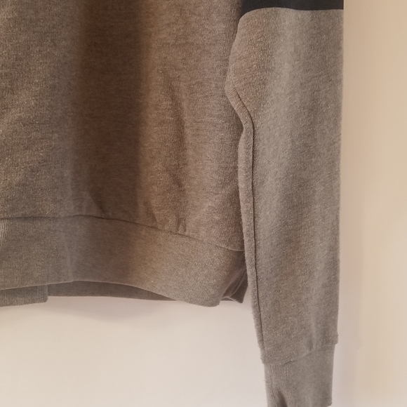 PINK Varsity Hoodie - Gray/Blue Stripes - Picture 4 of 9